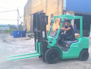 xe nang hang dong co dot trong